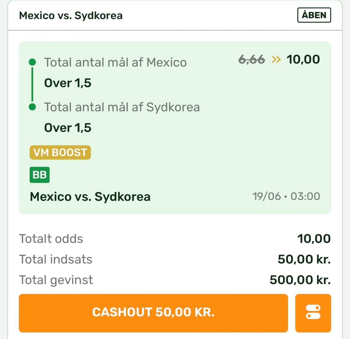 Mexico vs Sydkorea