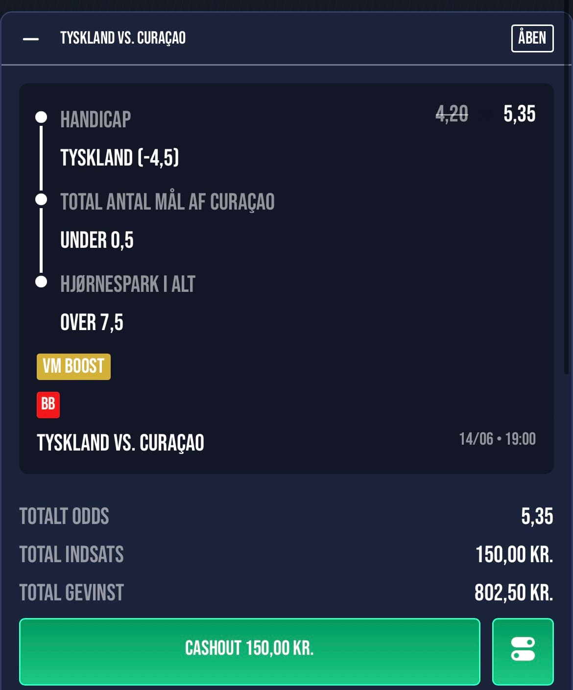 Tyskland vs Curaçao