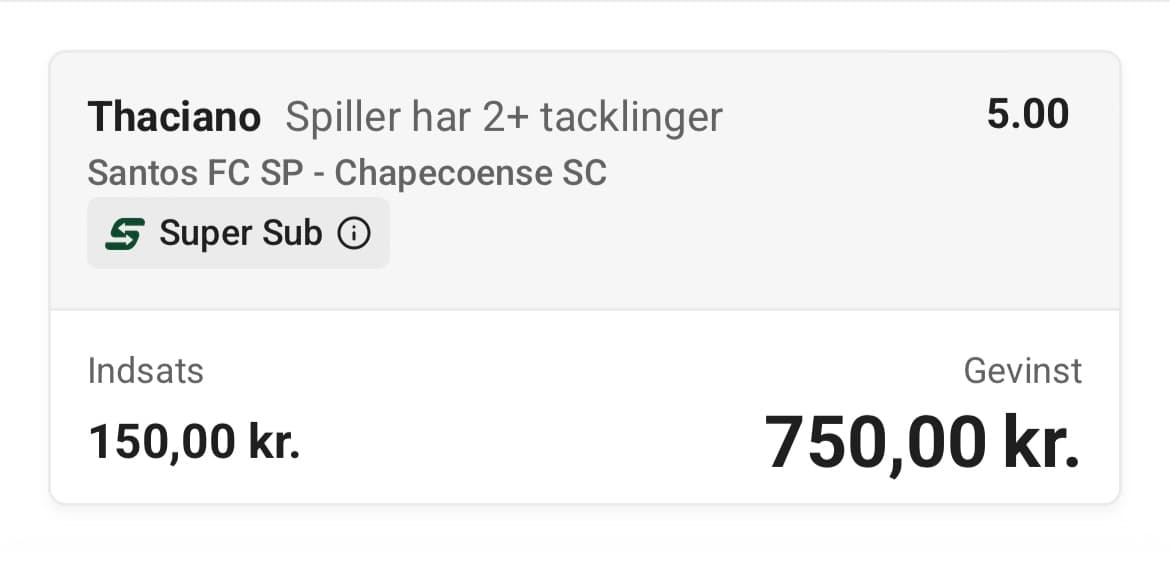 Santos FC VS Chapecoense AF