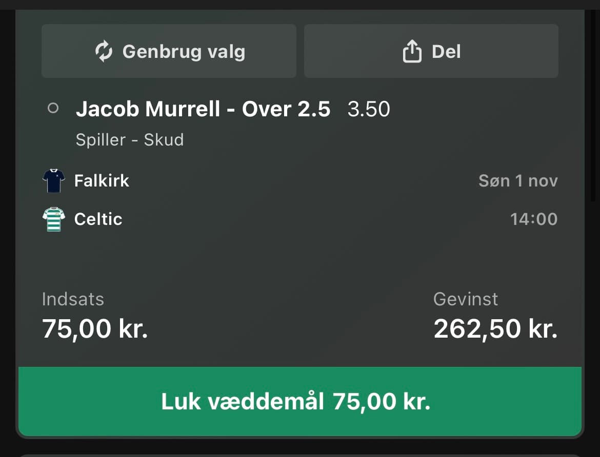 Falkirk vs Celtic